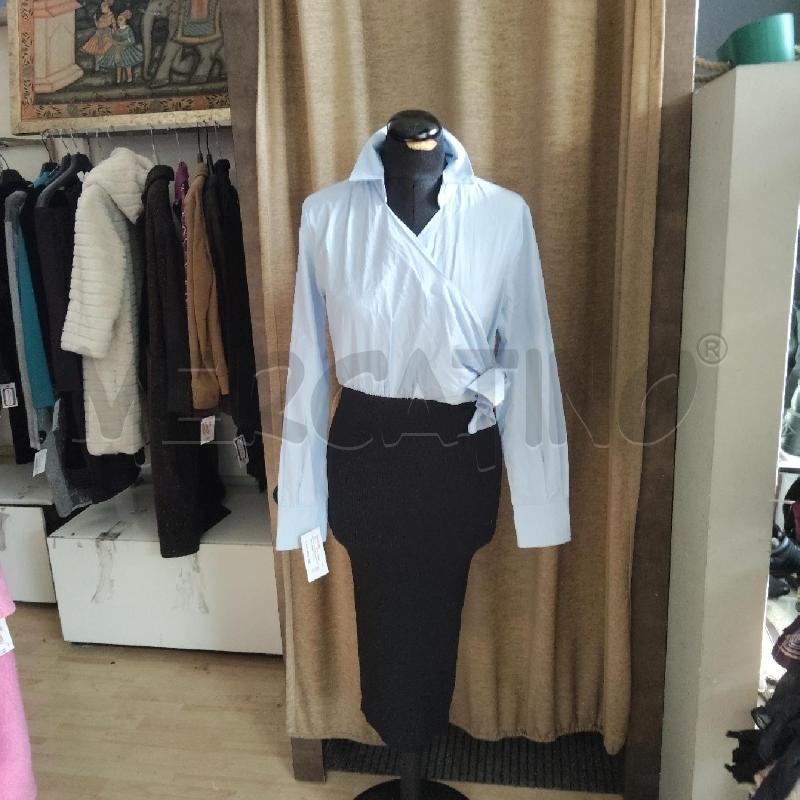 VESTITO DONNA AZZURRO NERO PINKO | Mercatino dell'Usato Domodossola 1