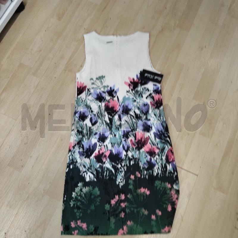VESTITO DONNA BIANCO FIORI MARELLA  | Mercatino dell'Usato Domodossola 4