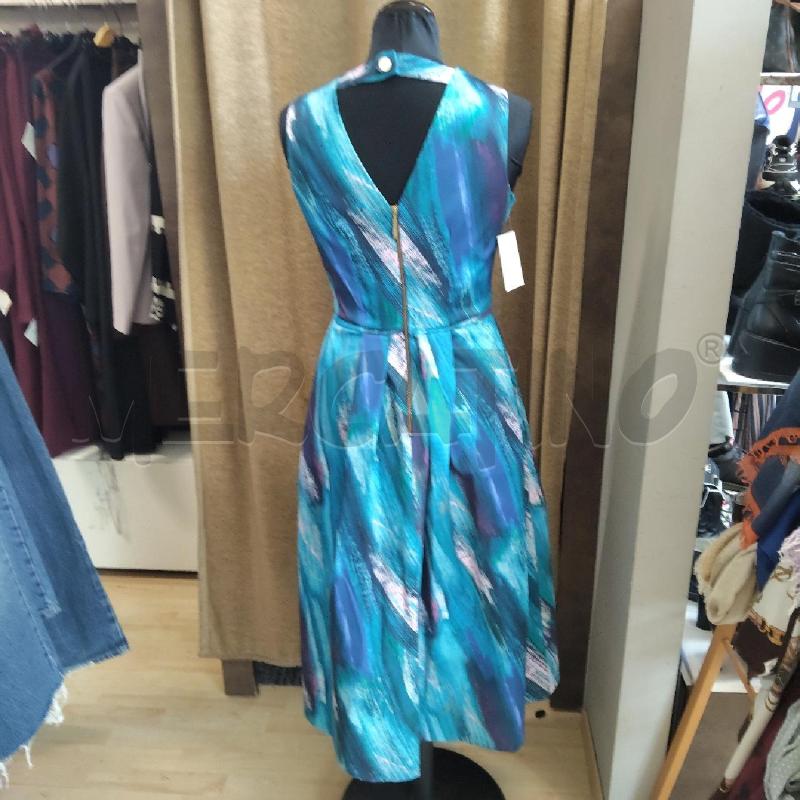 VESTITO DONNA BLU AZZURRO FANTASIA CLOSET | Mercatino dell'Usato Domodossola 4