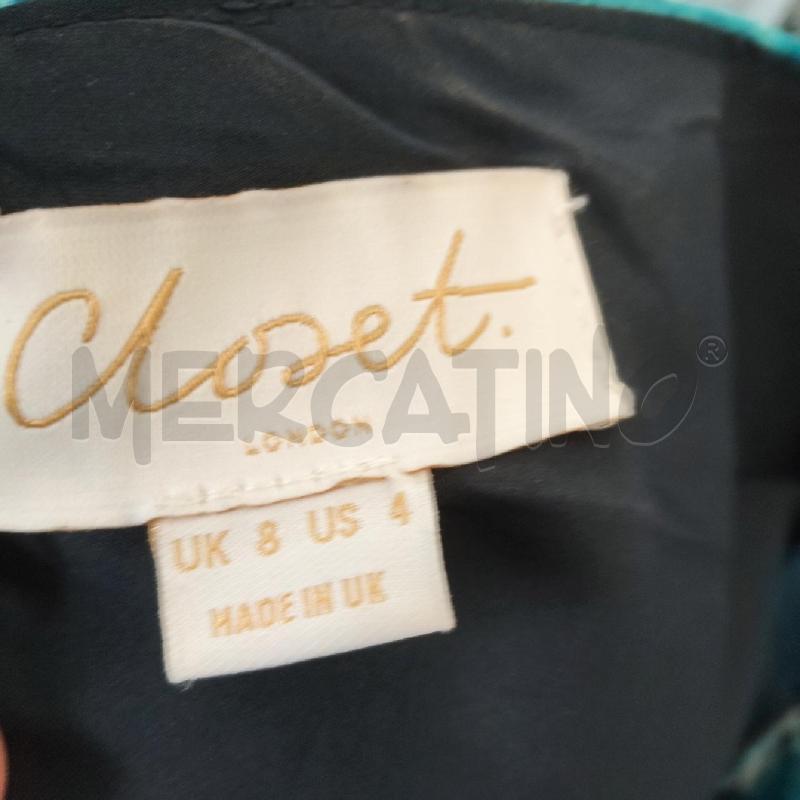VESTITO DONNA BLU AZZURRO FANTASIA CLOSET | Mercatino dell'Usato Domodossola 5