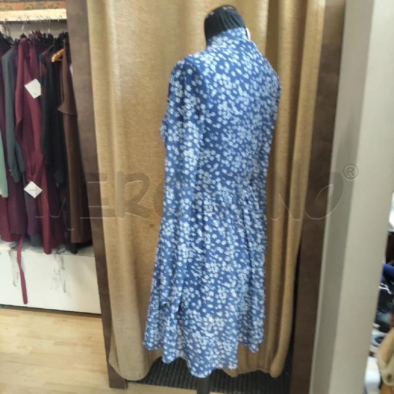 VESTITO DONNA BLU FIORI BIANCHI M.L. CORTO TOMMY HILFIGER | Mercatino dell'Usato Domodossola 3