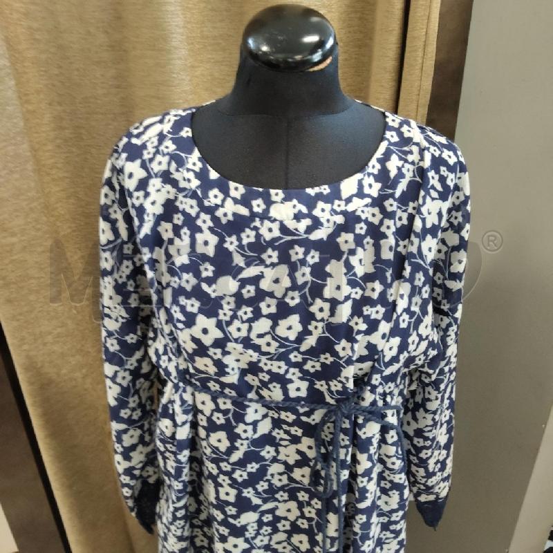 VESTITO DONNA BLU FIORI BIANCHI TWIN SET | Mercatino dell'Usato Domodossola 2