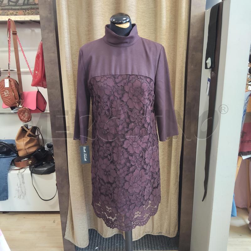 VESTITO DONNA BURGUNDI PIZZO TWIN SET | Mercatino dell'Usato Domodossola 1