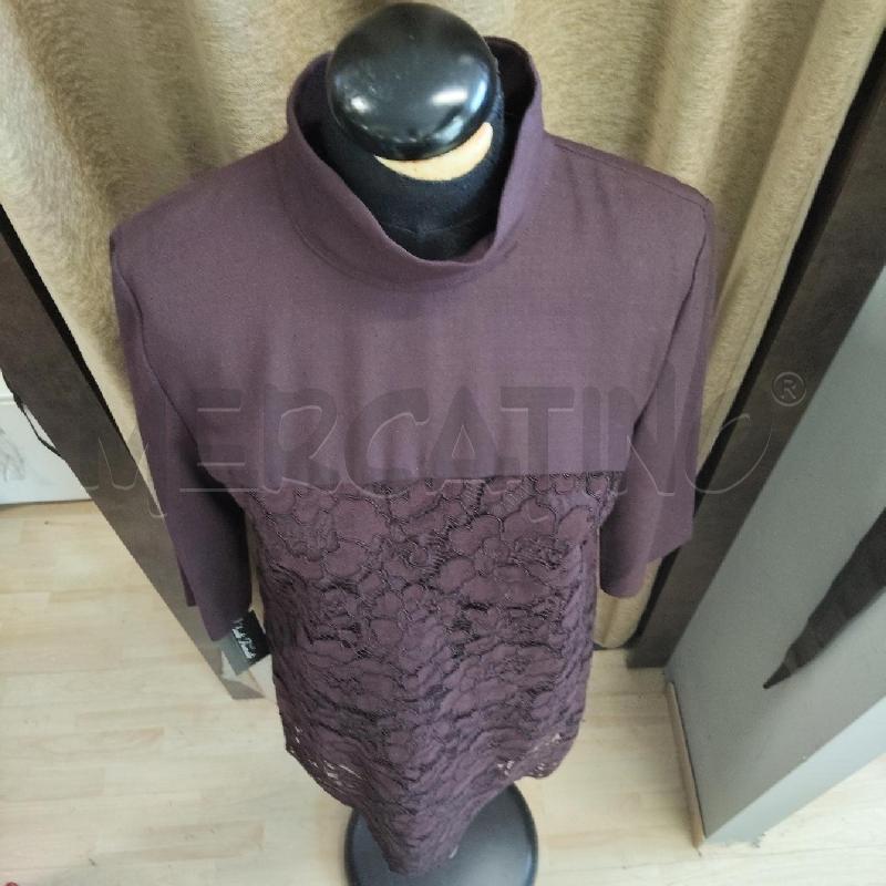 VESTITO DONNA BURGUNDI PIZZO TWIN SET | Mercatino dell'Usato Domodossola 2