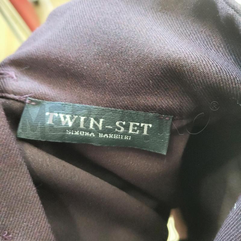 VESTITO DONNA BURGUNDI PIZZO TWIN SET | Mercatino dell'Usato Domodossola 4