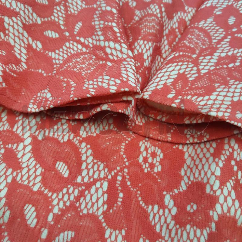 VESTITO DONNA CORTO NO SPALLINE PANNA PIZZO ROSA  CERNIERA LATERALE TUBINO PINKO | Mercatino dell'Usato Domodossola 4