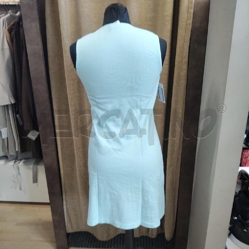 VESTITO DONNA CORTO SMANICATO AZZURRO LACOSTE | Mercatino dell'Usato Domodossola 4