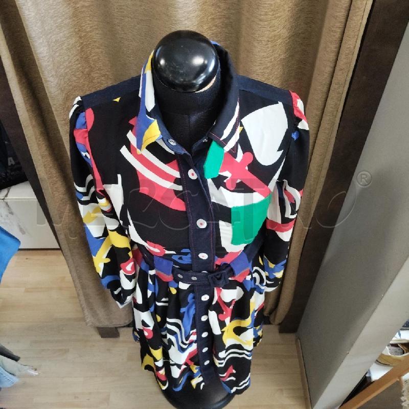 VESTITO DONNA FANTASIA COLORATA BENETTON | Mercatino dell'Usato Domodossola 2