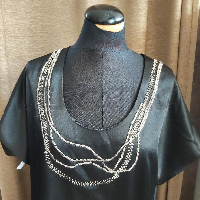 VESTITO DONNA NERO BORCHIETTE FIORELLA RUBINO | Mercatino dell'Usato Domodossola 3
