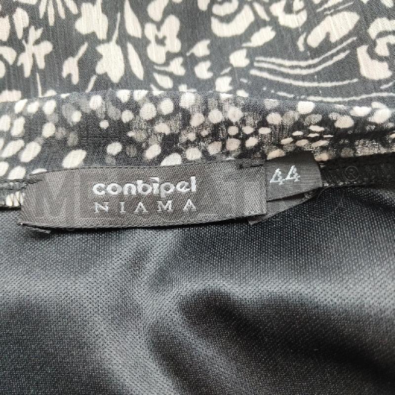 VESTITO DONNA NERO FIORI BIANCHI CONBIPEL NIAMA | Mercatino dell'Usato Domodossola 3