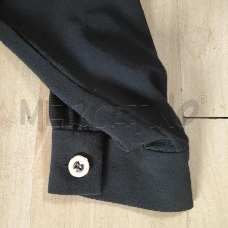 VESTITO DONNA NERO PROFILO ROSA SISLEY | Mercatino dell'Usato Domodossola 3