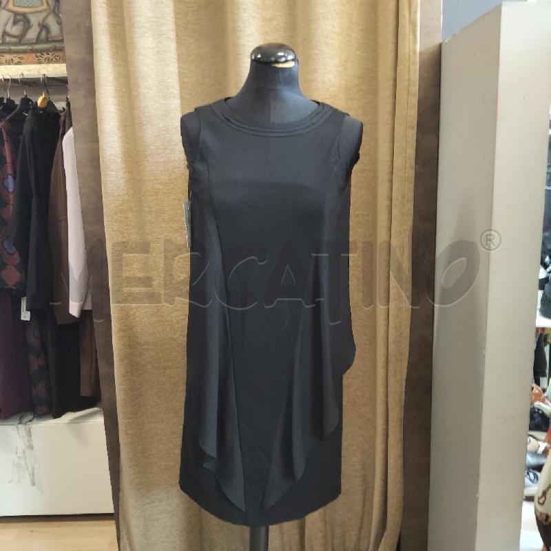 VESTITO DONNA NERO SMANICATO STOFFA SU FIANCHI PENNYBLACK | Mercatino dell'Usato Domodossola 1