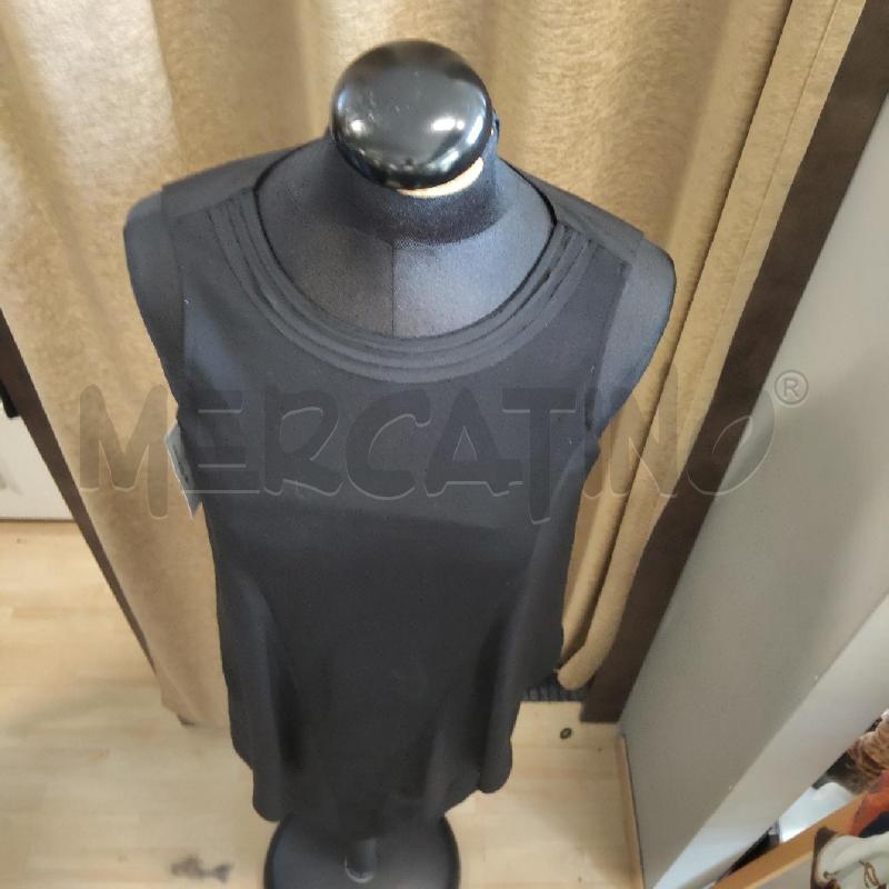 VESTITO DONNA NERO SMANICATO STOFFA SU FIANCHI PENNYBLACK | Mercatino dell'Usato Domodossola 2
