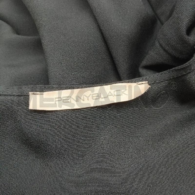 VESTITO DONNA NERO SMANICATO STOFFA SU FIANCHI PENNYBLACK | Mercatino dell'Usato Domodossola 4