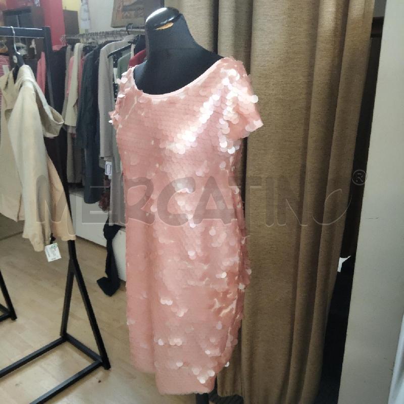 VESTITO DONNA ROSA PAILLETTES GRANDI LIVIANA CONTI  | Mercatino dell'Usato Domodossola 2