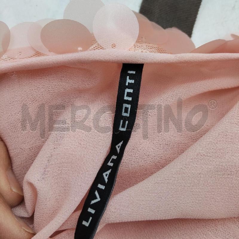 VESTITO DONNA ROSA PAILLETTES GRANDI LIVIANA CONTI  | Mercatino dell'Usato Domodossola 4