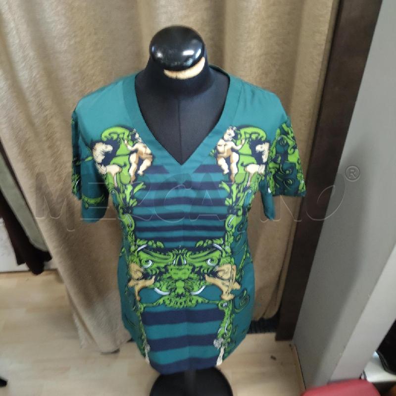 VESTITO DONNA VERDE FANTASIA PRADA SETA | Mercatino dell'Usato Domodossola 2