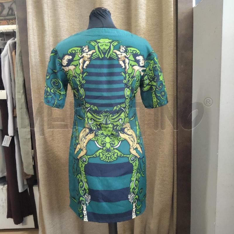 VESTITO DONNA VERDE FANTASIA PRADA SETA | Mercatino dell'Usato Domodossola 3