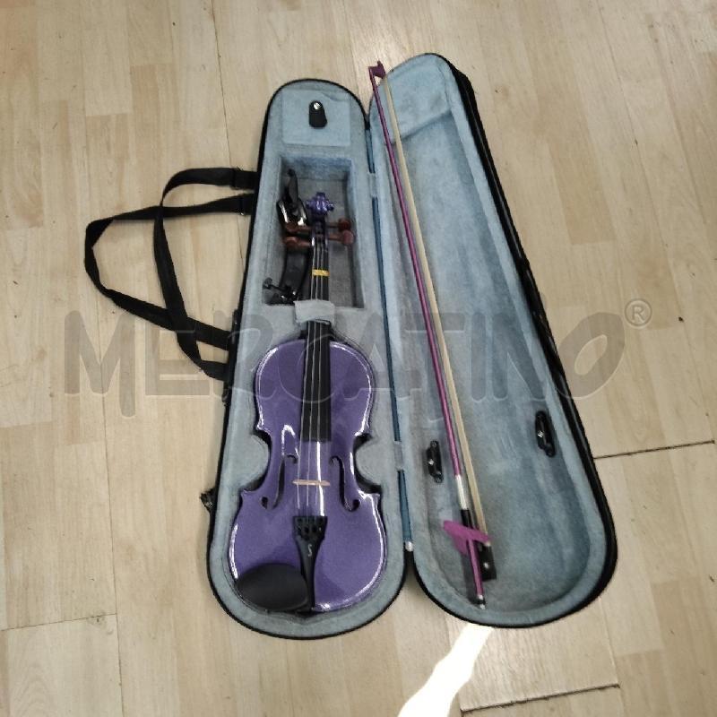 VIOLINO DA STUDIO VIOLA CUSTODIA AZZURRA   | Mercatino dell'Usato Domodossola 1