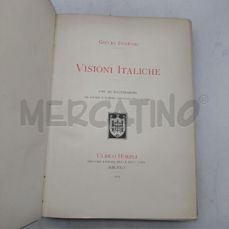 VISIONI ITALICHE HOELPI 1904  | Mercatino dell'Usato Domodossola 5