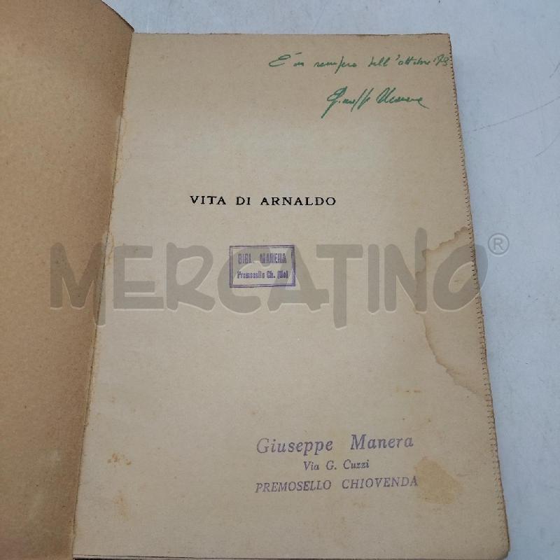 VITA DI ARNALDO BENITO MUSSOLINI MILANO 1932 | Mercatino dell'Usato Domodossola 2