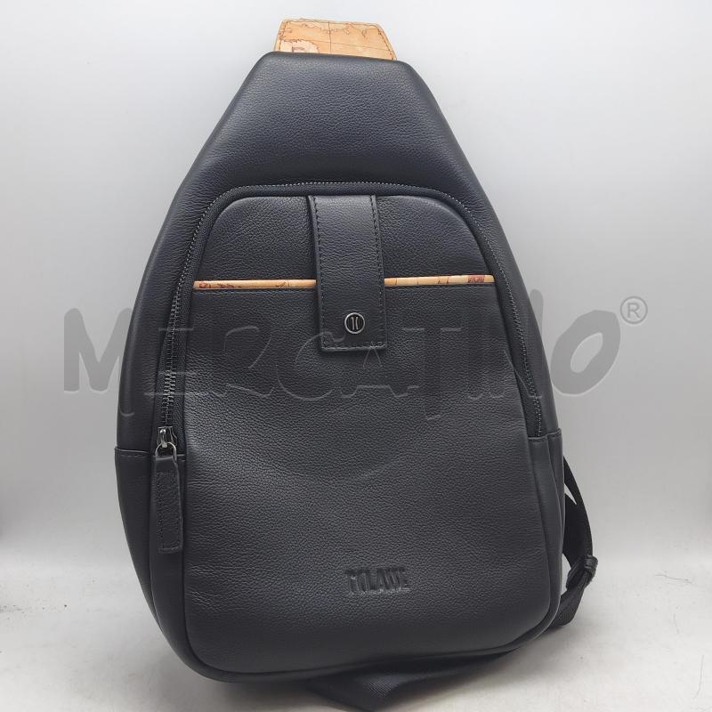 ZAINO UOMO MONOSPALLA ALVIERO MARTINI PRIMA CLASSE BVG NERO  | Mercatino dell'Usato Domodossola 1