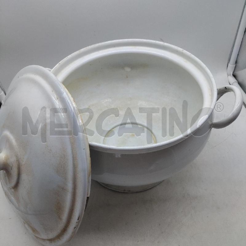 ZUPPIERA SMALTATA BIANCA  | Mercatino dell'Usato Domodossola 2