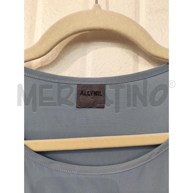 ABITO DONNA ALLYNIL AZZURRO CON BANDA CREMA | Mercatino dell'Usato Mestre 2