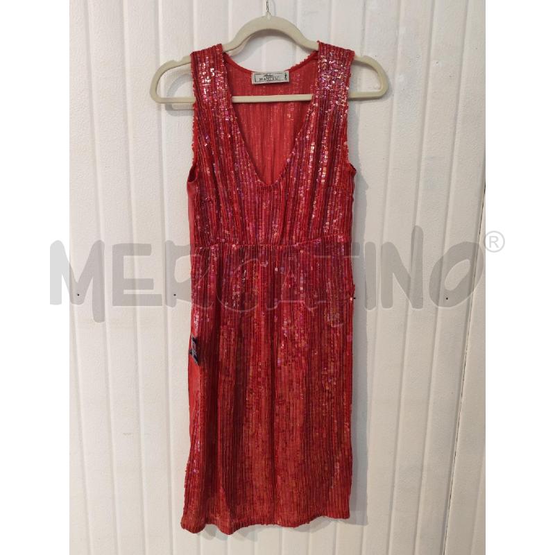 ABITO DONNA ATELIER MANITU ROSSO STRASS QUADRATI | Mercatino dell'Usato Mestre 1