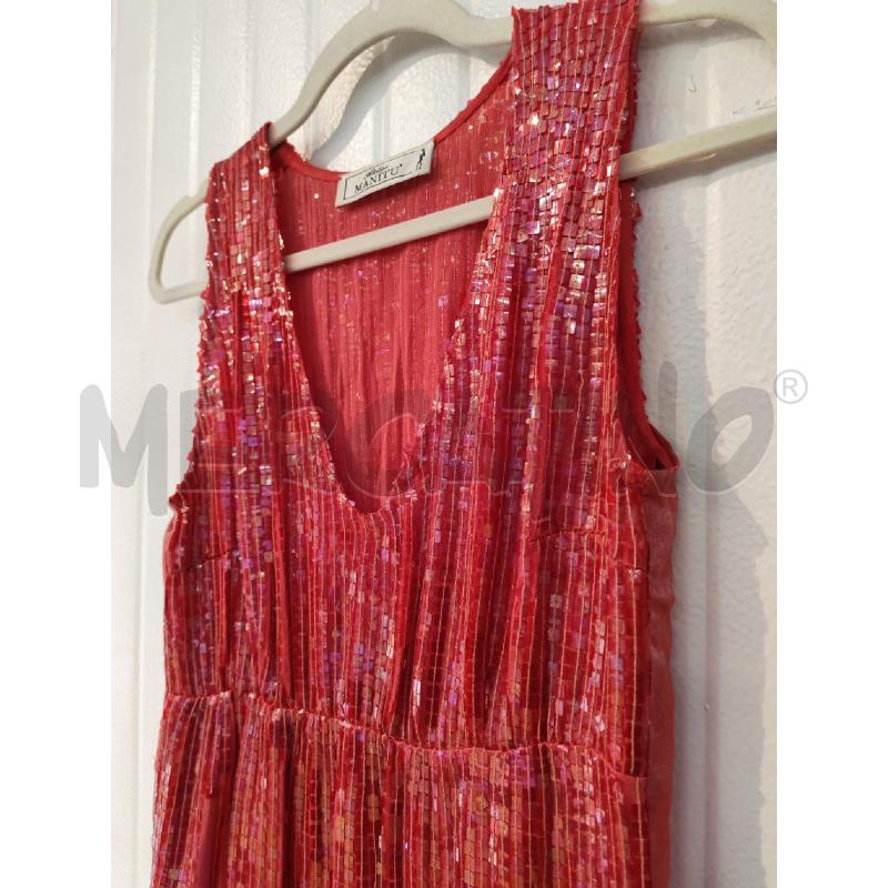 ABITO DONNA ATELIER MANITU ROSSO STRASS QUADRATI | Mercatino dell'Usato Mestre 3