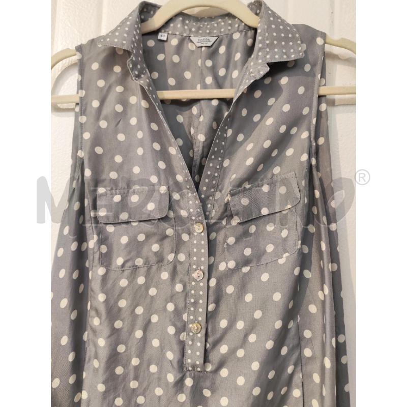 ABITO DONNA BARBA GRIGIO POIS BIANCHI | Mercatino dell'Usato Mestre 3
