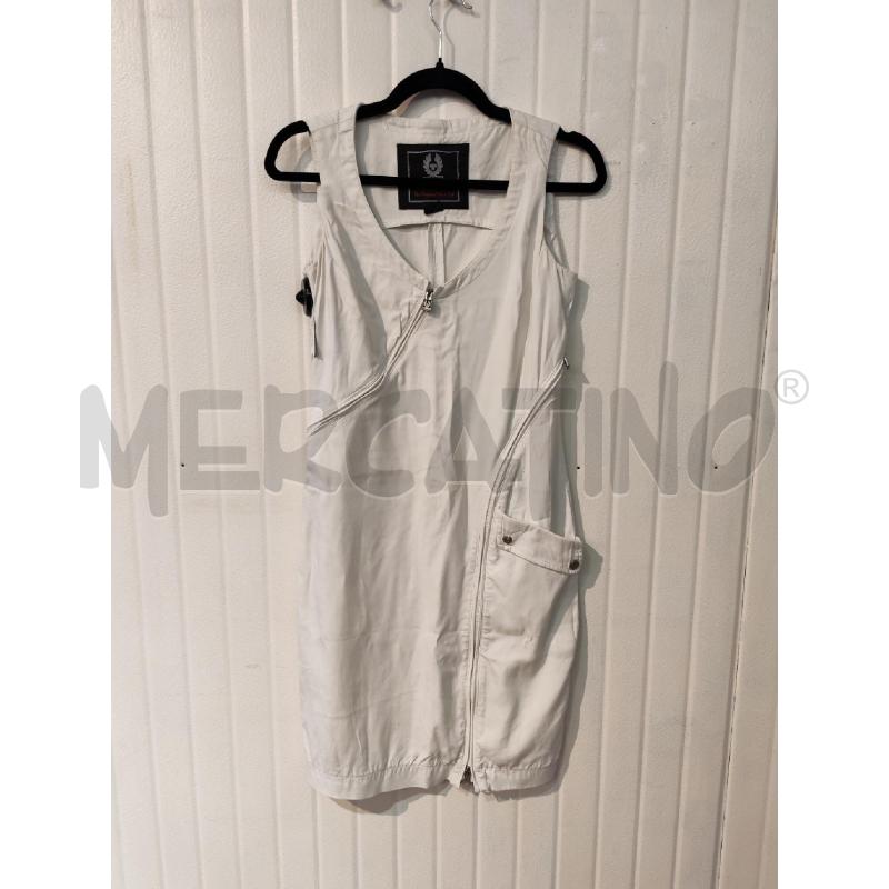 ABITO DONNA BELSTAFF BIANCO CERNIERE DECORATIVE | Mercatino dell'Usato Mestre 1