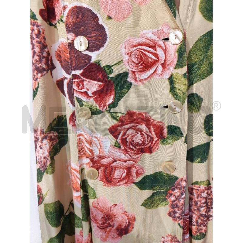 ABITO DONNA BENETTON LUNGO VERDINO FIORI | Mercatino dell'Usato Mestre 2