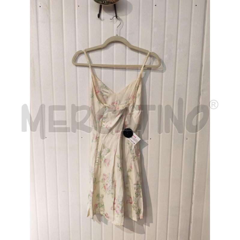 ABITO DONNA BORGO FIORI CREMA FIORI ROSA SETA | Mercatino dell'Usato Mestre 2