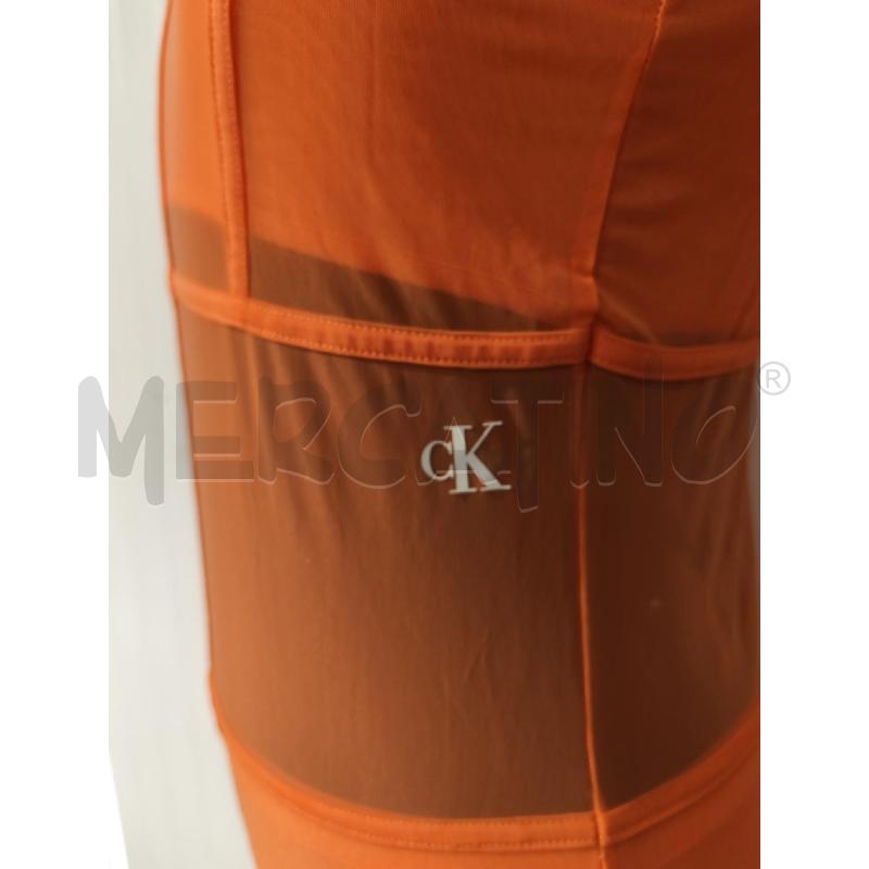 ABITO DONNA CALVIN KLEIN JEANS ARANCIONE  | Mercatino dell'Usato Mestre 3