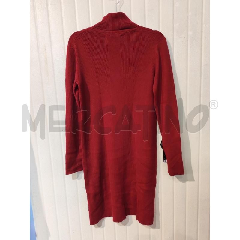 ABITO DONNA CALVIN KLEIN ROSSO A COSTINE COLLO ALTO | Mercatino dell'Usato Mestre 4