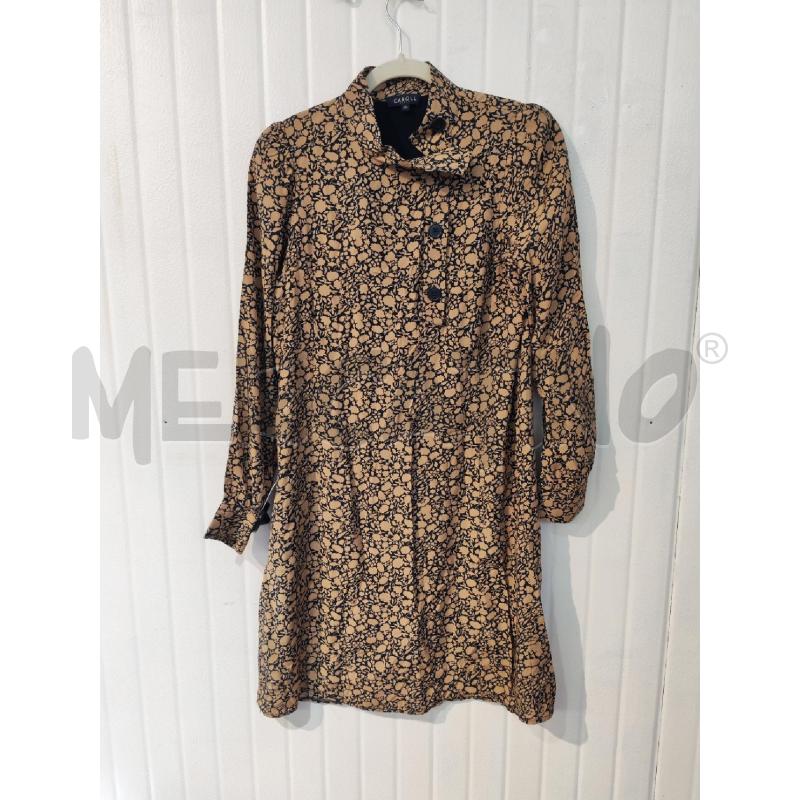 ABITO DONNA CAROLL NERO FANTASIA MARRONE | Mercatino dell'Usato Mestre 1