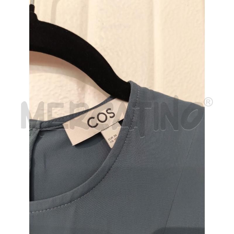 ABITO DONNA COS AZZURRO PETROLIO | Mercatino dell'Usato Mestre 2