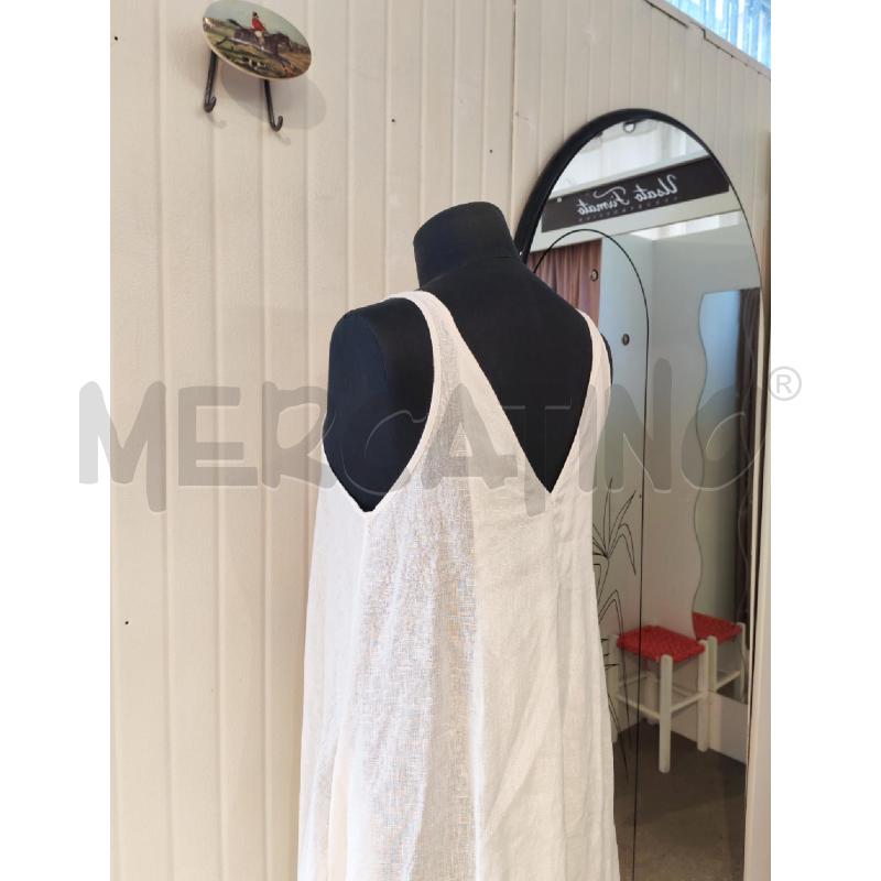 ABITO DONNA COS BIANCO IN LINO  | Mercatino dell'Usato Mestre 4