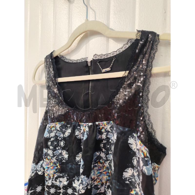 ABITO DONNA CUSTO BARCELLONA NERO FANTASIA DIAMANTI | Mercatino dell'Usato Mestre 2