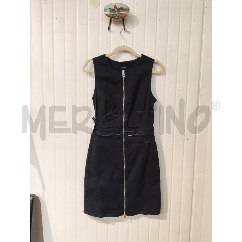 ABITO DONNA DIESEL NERO CON ZIP ARGENTATA  | Mercatino dell'Usato Mestre 1
