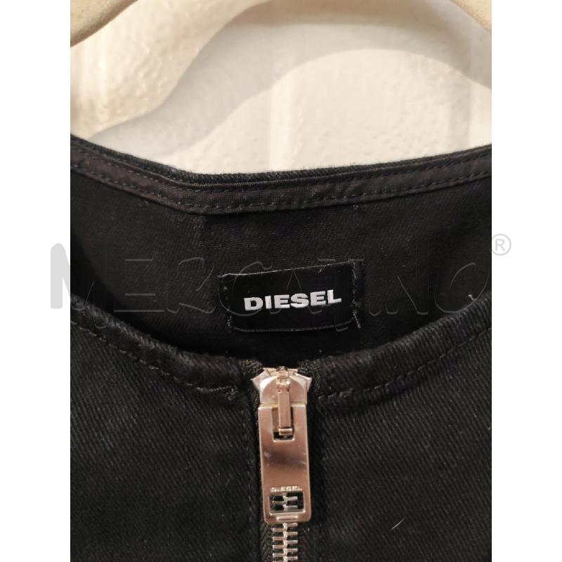 ABITO DONNA DIESEL NERO CON ZIP ARGENTATA  | Mercatino dell'Usato Mestre 2