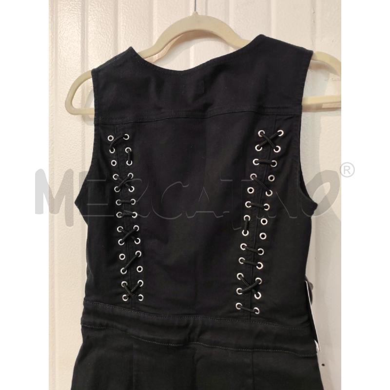 ABITO DONNA DIESEL NERO CON ZIP ARGENTATA  | Mercatino dell'Usato Mestre 4