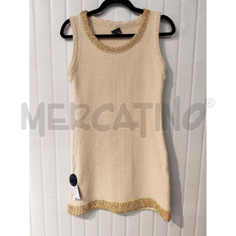 ABITO DONNA FENDI BEIGE PROFILI DORATI | Mercatino dell'Usato Mestre 1