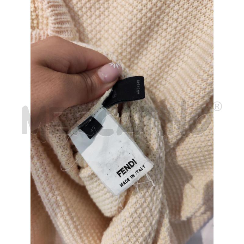 ABITO DONNA FENDI BEIGE PROFILI DORATI | Mercatino dell'Usato Mestre 5