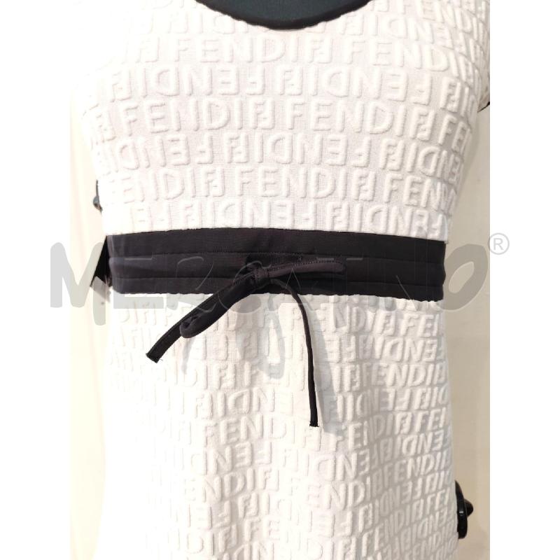 ABITO DONNA FENDI BIANCO PROFILI NERI | Mercatino dell'Usato Mestre 3