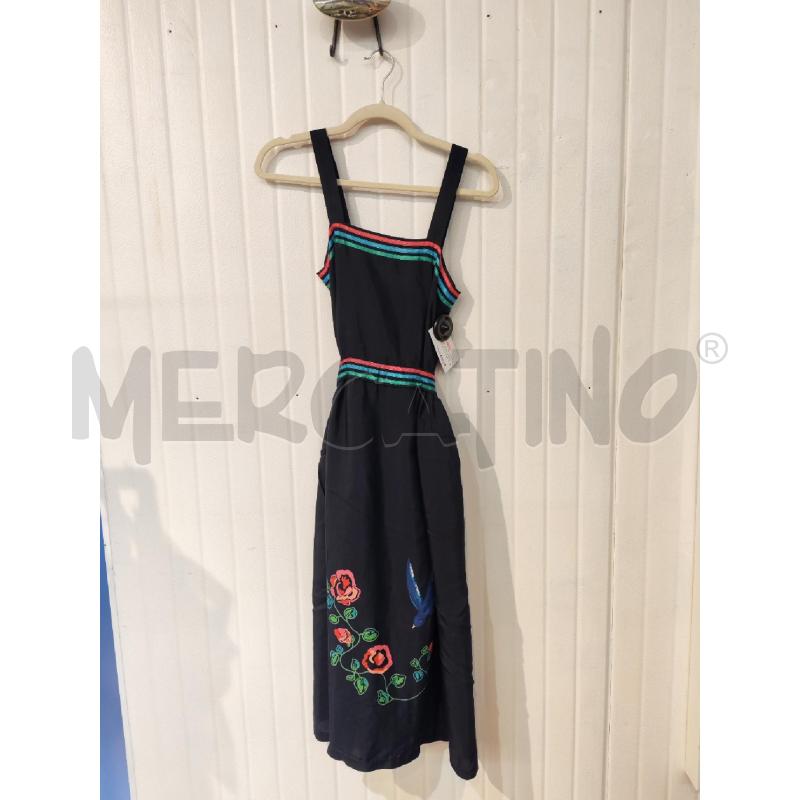 ABITO DONNA FIORUCCI VINTAE BLU CON FIORI  | Mercatino dell'Usato Mestre 1