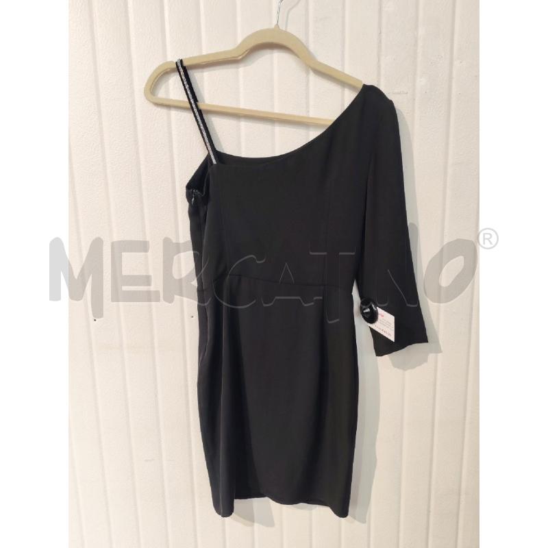 ABITO DONNA FLAVIO CASTELLANI NERO MONOSPALLA BRILLANTINI ARGENTATI | Mercatino dell'Usato Mestre 4