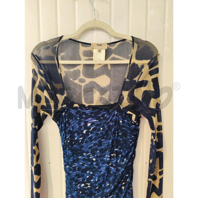 ABITO DONNA FUZZI BLU BIANCO 46% VISCOSA | Mercatino dell'Usato Mestre 4