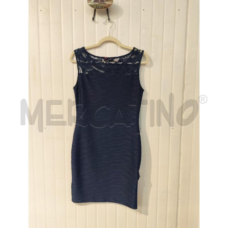 ABITO DONNA GUESS BLU NOTTE FANTASIA RIGHE ONDULATE | Mercatino dell'Usato Mestre 3